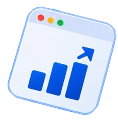 Growth chart icon